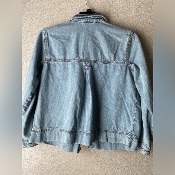 Light Wash Denim Jacket by On 34th Size XXL New - Picture 2 of 7